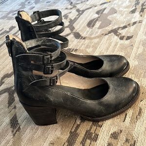 Freebird by Steven black leather shoes, excellent condition.